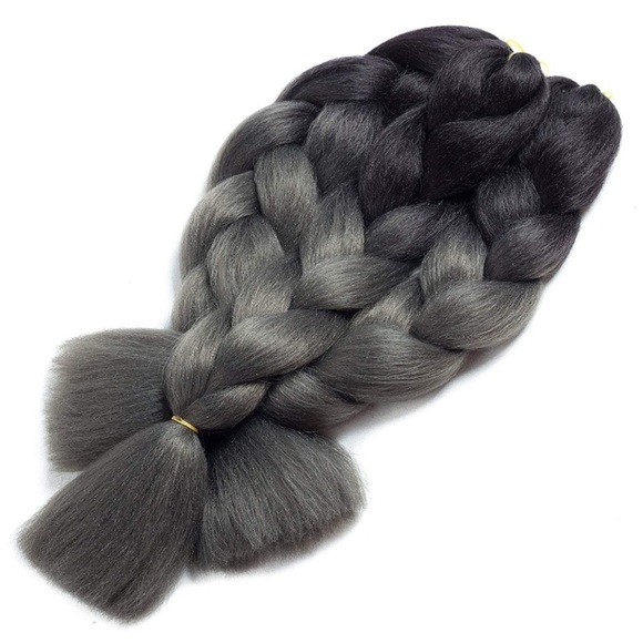 5 packs of Black Gray ombré braiding hair *NWT*
? main image 7